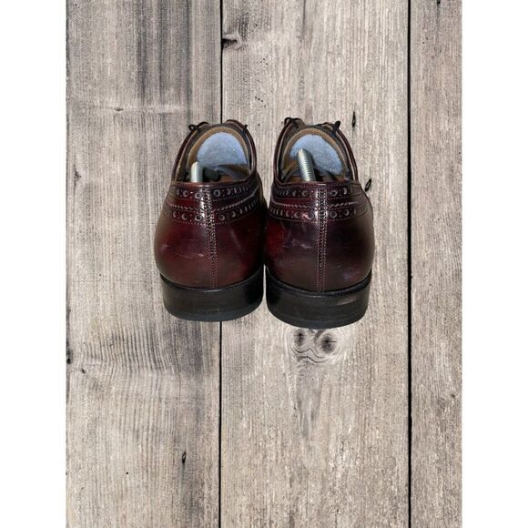Magnanni Wingtip Oxford Leather Shoes Mens Size 11.5M Burgundy 15884 Style main image 3